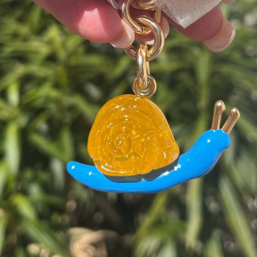 Coach Snail 🐌 Keychain Charm New with Tags